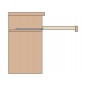 GSM Glisiera SHELF 65559 reglaj 1D,400mm full ext,30kg
